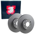 2x JP GROUP BREMSSCHEIBEN Ø280mm BELÜFTET VORNE passend für VOLVO 850 C70 S70