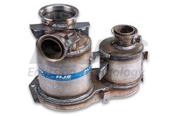HJS 93 11 5254 Ruß-/Partikelfilter, Abgasanlage für AUDI SEAT SKODA VW
