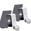 ieGeek 2K Überwachungskamera Aussen mit Solarpanel 2.4G Nachtsicht, 2-Wege Audio