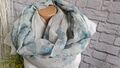 Viper Schal Tuch Loop Schlauchschal weich fallend (5 210) blau grau gemustert