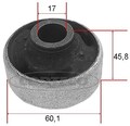 CORTECO Lagerung, Lenker Hinten, Links, Rechts, Vorderachse u.a. für SEAT, VW