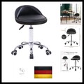 Rollhocker Arbeitshocker Rollhocker Bürohocker mit Rückenlehne höhenverstellb...