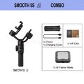 ZHIYUN Smooth 5S AI Combo Handheld Stabilizer 3-Axis Gimbal for iPhone 15 Pro 14