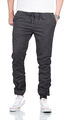 A. Salvarini Herren Designer Sweathose Hose Chino Jogger Strech bequem AS275 NEU