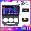 DAB Für Mazda 5 CR19 2005-2010 2G+32G Android 14 Autoradio Carplay GPS NAVI WIFI