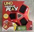 UNO Triple Play Kartenspiel mit Licht- & Soundeffekten Gesellschaftsspiel ## NEU