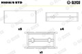 GLYCO Kurbelwellenlager für Ford Transit Custom Kasten Ranger TKE 2.2 TDCi 4x4