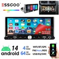 Carplay Autoradio 1 DIN Android 14 6.9" 4+64GB GPS NAVI Wifi Bluetooth RDS SWC