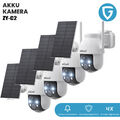 ieGeek 2K 3MP Überwachungskamera Aussen Akku WLAN PTZ Outdoor mit Solarpanel PIR