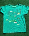 Cooles T-Shirt Gr. 116 / 122 Junge grün  Shirt  Schiffe 6 - 7 Jahre v. Esprit 
