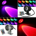 220V RGB LED Unterwasserstrahler Strahler Wasserdicht Fluter Teich Lampe Garten