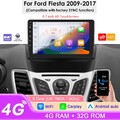 Autoradio 8Kern Android 13 Für Ford Fiesta 2009-17 GPS Navi Radio Carplay DSP 4G