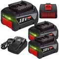 20X 12,0Ah 6,0Ah Akku für Bosch 18V Professional GBA GSR GSB BAT618 / Ladegerät