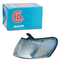 ALKAR BLINKER WEIß mit LAMPENTRÄGER VORNE LINKS passend für TOYOTA COROLLA
