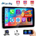 10.1" 2+64GB 1DIN Android 15 Carplay Autoradio mit GPS WiFi BT Drehbar w/Kamera