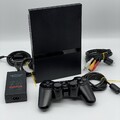 Sony Playstation 2 PS2 Slim Schwarz Konsole + Controller - getestet