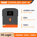 PowMr 4200W 24V Netzunabhängiger Solar Wechselrichter Mit MPPT 120A Laderegler