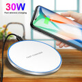 30w Wireless Charger Induktive Ladegerät Ladestation Für Apple Iphone/samsung DE