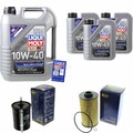 INSPEKTIONSKIT FILTER LIQUI MOLY ÖL 8L 10W-40 für BMW 7er E32 730i iL V8 5er