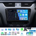 10" APPLE Android 14 Autoradio DAB+ GPS DSP Carplay WIFI Für SKODA Octavia III 5