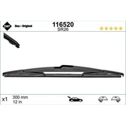 1x Wischblatt SWF 116520 passend für ALFA ROMEO CITROËN FIAT FORD HONDA OPEL