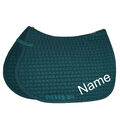 Schabracke bestickt personalisiert ESKADRON racinggreen Cotton VS-Schabracke