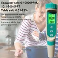 Water Quality Tester TDS EC PH SALT S.G ORP TEMP 7 In 1 Multifunction Digital Wa