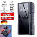 12V Auto Starthilfe Jump Starter KFZ Ladegerät Booster 8000mAh PowerBank Tasche