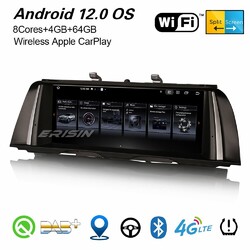 10,25" IPS Android 13 GPS DAB+ Autoradio 8-Kern BMW 5er F10/F11 NBT CarPlay 64GB