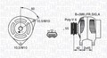 MAGNETI MARELLI 063377416010 Lichtmaschine Generator 150A 12V für FORD KUGA I
