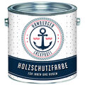 PU Holzschutzfarbe SEIDENMATT Weißaluminium RAL9006 Wetterschutzfarbe HLP