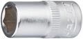 HAZET Steckschlüsseleinsatz 850-8 ∙ 1/4 Zoll (6,3 mm) Vierkant hohl ∙ Außen S...