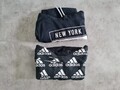 2 Originale Herren Kapuzenpullover Hoodie von adidas und Champion schwarz Gr.M