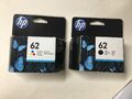 2 original HP Tinten 62 Black C2P04AE / 62 Tri-Colour C2P06AE (2021/22) Rechnung