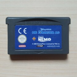 GBA Spiel 2 in 1 Die Monster AG + Findet Nemo Nintendo GameBoy Advance Modul