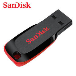 SanDisk USB stick 16GB Memory Drive Flash SDCZ50 Cruzer Blade neu