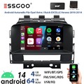 DAB+ 4+64G Android 14 Autoradio Carplay Für Opel Astra J 2010-2014 GPS Navi WiFi