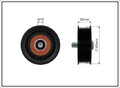 CAFFARO 455-99 Deflection/Guide Pulley, V-ribbed belt for CADILLAC,FIAT,FORD,OPE