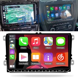 Autoradio Android 15 GPS NAVI Carplay für VW GOLF MK5 6 Passat Polo Touran Bora