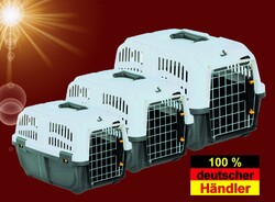 Hunde Katze ❤️TIER TRANSPORTBOX ❤️3 Größen zur Auswahl Flugbox Reise Auto Kennel