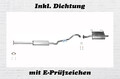 Auspuffanlage für Nissan Almera II 1.5 Euro-3 Stufenheck Auspuff Dichtung