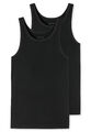 Schiesser Herren Unterhemden Tank Top Organic Cotton 95/5  Doppelpack 2er Pack 