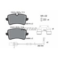 1x Bremsbelagsatz, Scheibenbremse TEXTAR 2521405 passend für SEAT SKODA VW