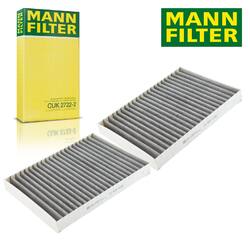 MANN CUK2722-2 SATZ INNENRAUMFILTER AKTIVKOHLEFILTER FÜR MERCEDES-BENZ W221 C216