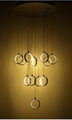 Design  A Chrom warmweiß Luxus Modern sparsam Neu LED Y8001-12 Pendelleuchte