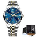 Luxus Herren Damen Armbanduhr Quarzuhr Datum Leuchtend 3ATM Wasserdicht Mann Uhr