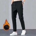 Herren Sporthose Fleecefutter Dick Hose Locker Winter Warme Freizeit Jogginghose