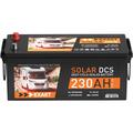 Solarbatterie 12V 230Ah Wohnmobil Batterie Solar Akku Bootsbatterie 220Ah 200Ah