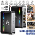 2x Bluetooth 5.3 Transmitter Empfänger Sender Receiver Stereo Audio Adapter NFC