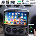 DAB+ 4+64G Android 13 Autoradio Carplay GPS WIFI KAM Für Peugeot 308 408 2007-13